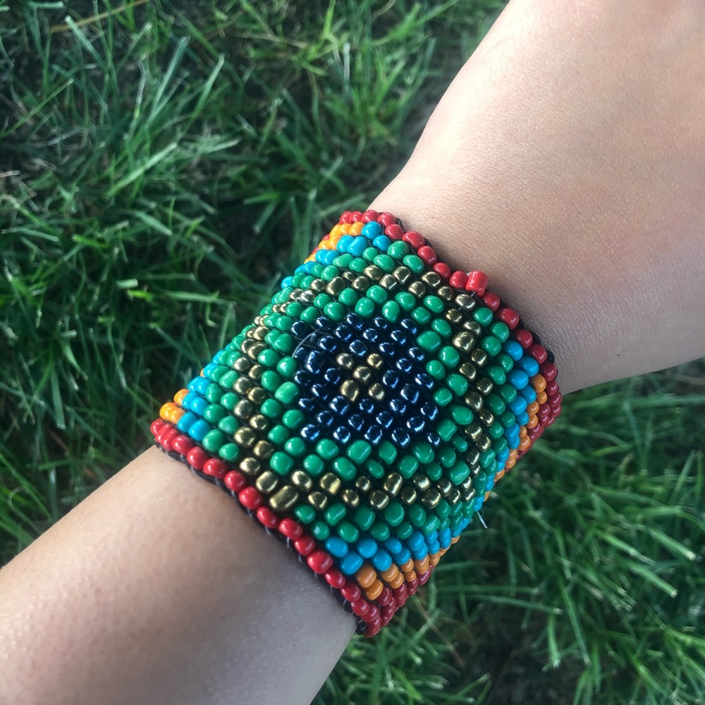 Beaded Festival Cuff 🔹